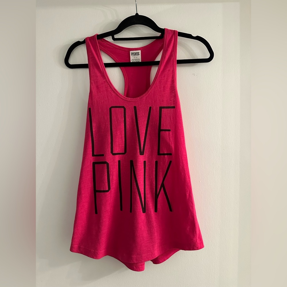 "Pink-Victoria Secret" Women's Pink Sleeveless Blouse Small
